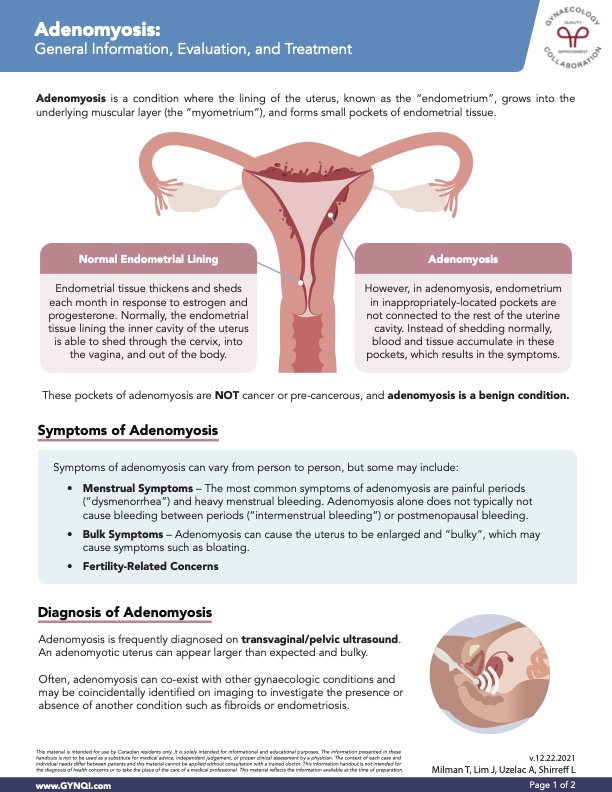 Adenomyosis