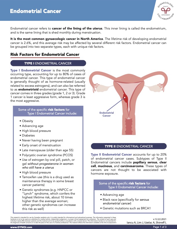 Endometrial Cancer