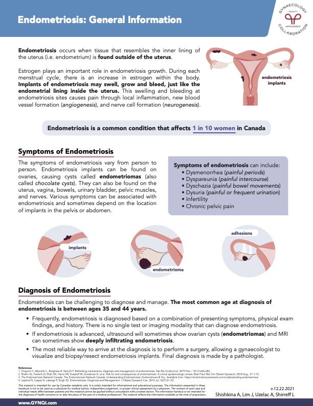 Endometriosis General Information